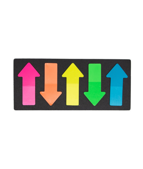 Index-uri din plastic Big arrow, 45x12mm, 5 buc. x 20 foi